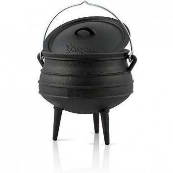 Potjie 2, per 4 - 8 persone, 6 litri, pentola di cottura in ghisa - Bbq-toro