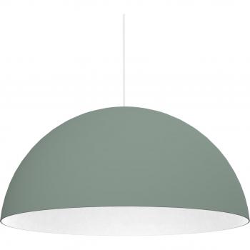 LUMICOM Cassis Lámpara Pendiente 1XE27 Verde Glacial/Blanco