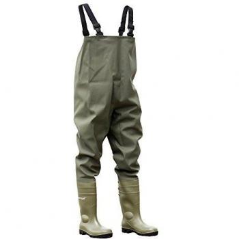 Dunlop Full Safety Chest Wader Green 09 PCWFS09