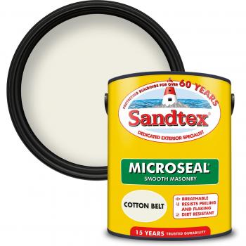 Sandtex Smooth Masonry Paint - Cotton Belt - 5L