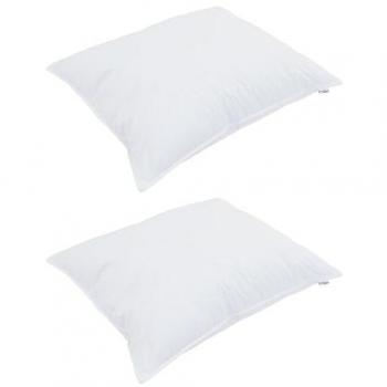 Set di piumini con cuscino 3 pezzi Bianco 260x220 cm Microfibro