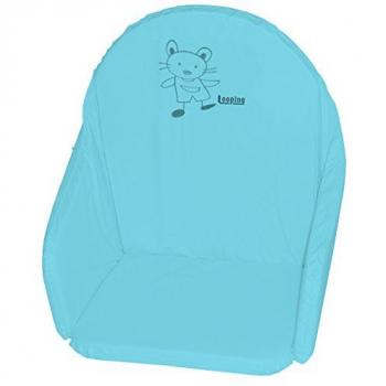Coussin Haute Chaise Looping Turquoise PVC