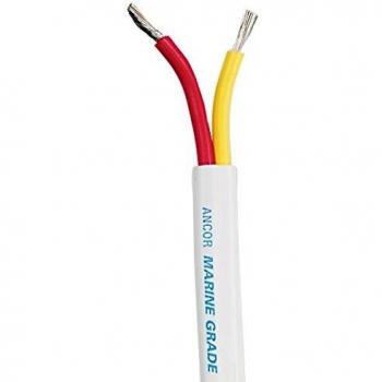 Ancor Safety Duplex Flat Cable - Red/Yellow - 18/2 AWG - 100 feet