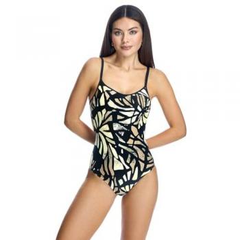 Bañador escote redondo W240381 donna 46-100 C nero