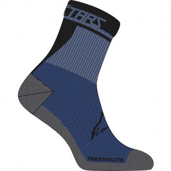 Alpinestars Winter Therm 17 Socken für Männer - Blau Schwarz - Größe M