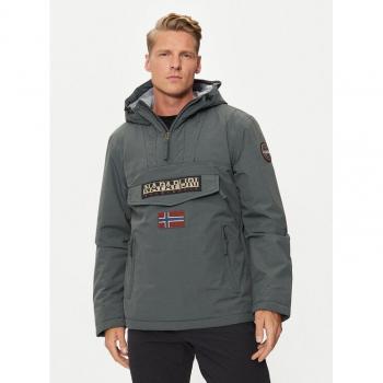 Giacca Anorak Napapijri Rainforest Pocket 2 Verde Regular Fit XS Uomo