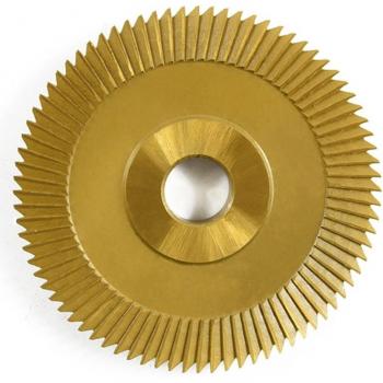 Titanium Coated Key Cutting Machine Blade 70x7.3x12.7mm 80T HSS for Locksmith Tools