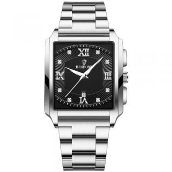 Luminous Square Alphabet Timepiece – 3ATM Waterproof