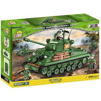 COBI - Carro de Combate M4A3E8 Sherman - COBI 2533 - Conjunto para Montar - 725 Piezas
