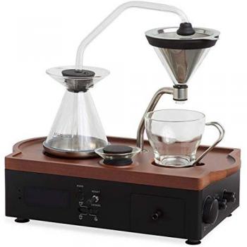 Barisieur Design Kaffeemaschine mit Tee- und Kaffee-Brühfunktion und Timer, Schwarz