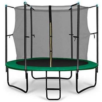 Cama Elástica KLARFIT Rocketstart 250cm con Protección Verde