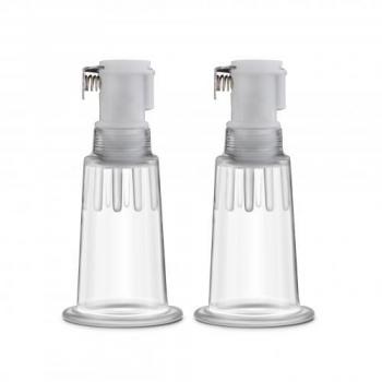 Temptasia - Nippelpumpen-Zylinder - 2er Set (2 cm Durchmesser) - Klar