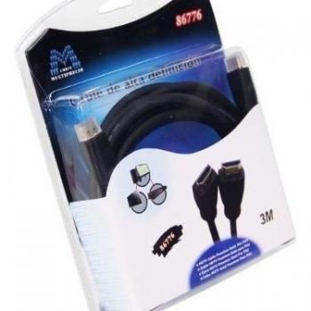 Cable HDMI EBox 2.0 V de 3 m para Pantallas y Consolas