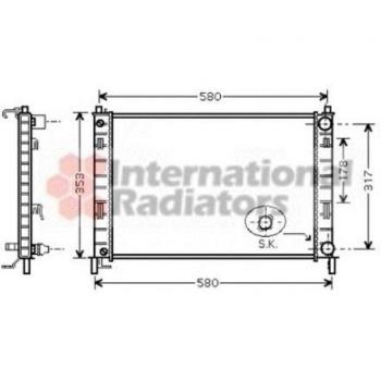 VAN WEZEL Motorkühler 18002326