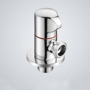 Robinets d’angle LIUYUE pour salle de bain – mélangeur noir en acier inox, standard G1/2
