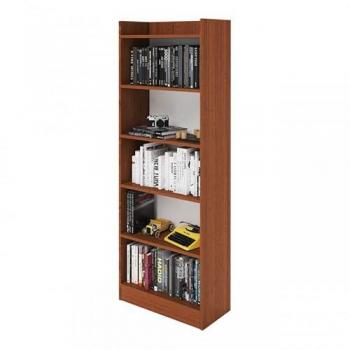 Mobile Libreria in Legno Nobilitato Noce Antico 6 Ripiani