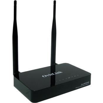 PUNTO ACCESO + ROUTER + REPETIDOR WIFI 300 MBPS + SWITCH 4 PTOS OVISLINK