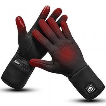 Day Wolf Gants Électriques à Batterie Rechargeable pour Hommes et Femmes 7.4V 2200MAH Ski Randonnée Chasse Cyclisme Moto Hiver Neige Gants Chauds Hiver Chauffe-Mains