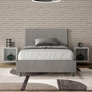 Cama acolchada 120x190 Labirinto 2 gris Adele