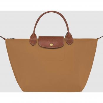 Longchamp Le Pliage OS Bag Made of Recycled Nylon and Leather - Female