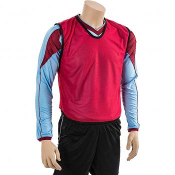 Red Mesh Training Bib for Kids