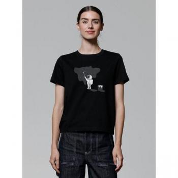 Maglia Watapparel Painting Space Nero