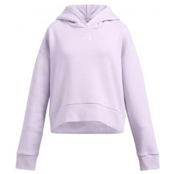Sudadera Under Armour Rival Fleece Crop Hoodie Niñas Lila 10-12 Años