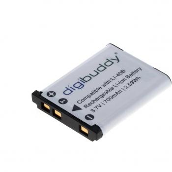 Digibuddy - 3,7V 700mAh Li-Ion Akku für Nikon EN-EL10, Olympus LI-42B und Fujifilm NP-45