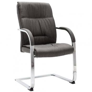 Chaise Informatique Ergonomique Tissu Gris