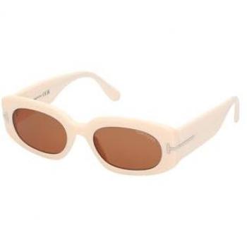 Tomford Cielie White 52‑MM Women's Sunglasses