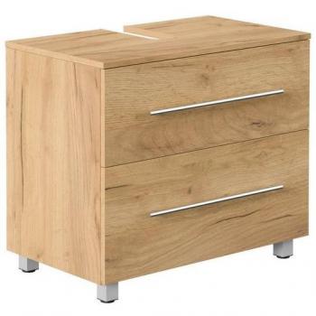 Mondial SoftClose Unterbau-Waschtisch 70 cm in Hochglanz Weiß