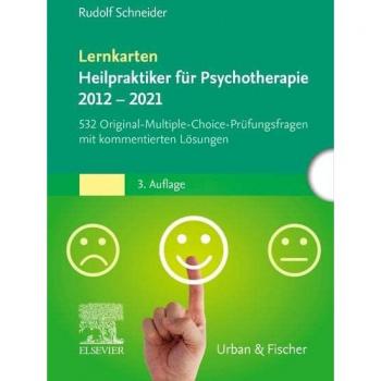 Schneider, Rudolf: Lernkarten Heilpraktiker für Psychotherapie 2012 - 2021