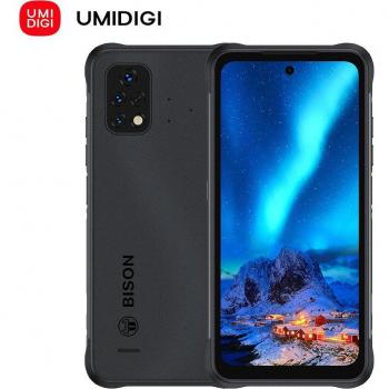 UMIDIGI Bison 2 Robuuste smartphone 6+128GB zwart Android 12 Helio P90 48MP 6.5 FHD+ 6150mAh