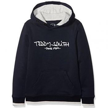 Teddy Smith Sudadera con Capucha Siclass Jr, Azul Oscuro, 12 años