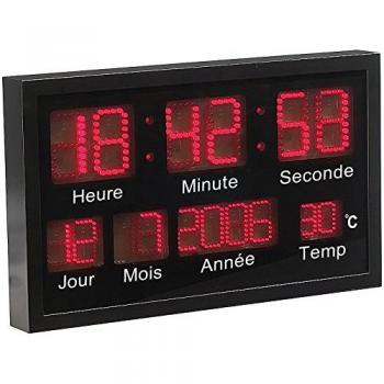Horloge murale lumineuse