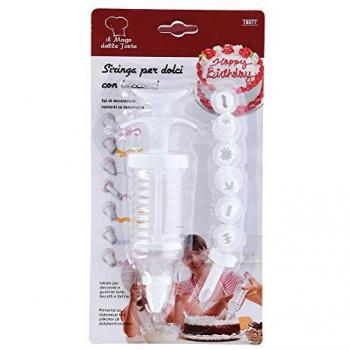 Siringa per dolci con beccucci intercambiabili