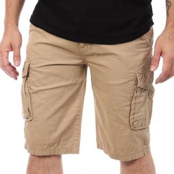 Pantaloni Corto Cargo Schott Steeler Beige Misura 30