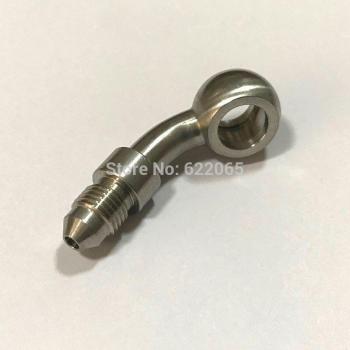 Performance Brake Fittings 20 Degree Banjo to Male AN3/AN3 10.2mm Stainless Steel