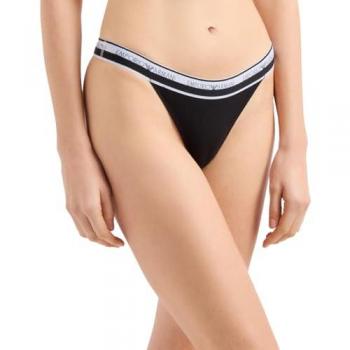 Tangas para mujer Emporio Armani, paquete de 2 - ICON LOGOBAND, T-Thong, algodón elástico