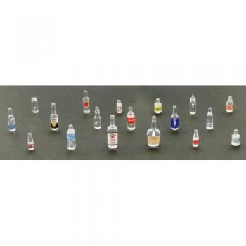 Pink Tank Null 1/12 Clear Bottle Set