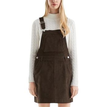 Latzkleid aus weichem Cord