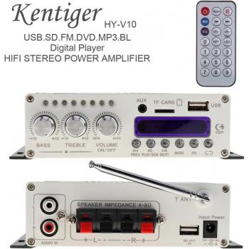 20W x 2 2CH 12V Hi-Fi Bluetooth Amplifier with FM Radio