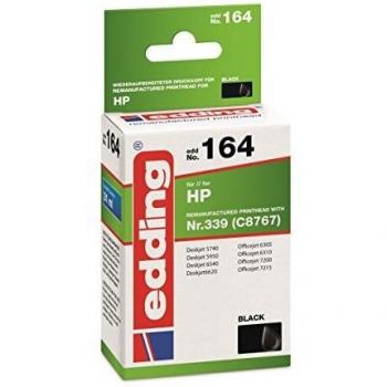 Edding Tintenpatrone kompatibel mit HP Nr. 339 black