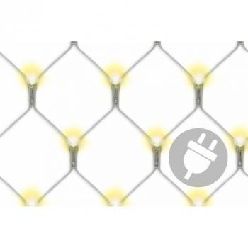 Nipach LED-Lichternetz Lichternetz 3x3m 128 LED warm weiß Trafo Timer Pavillonbeleuchtung