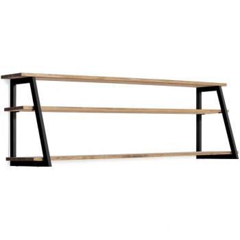 Estantería Industrial Ascendente 120x35x47cm Madera de Pino