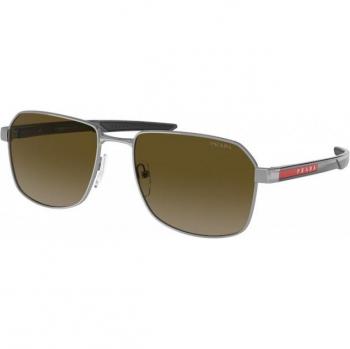 Prada Linea Rossa Grey Gradient Rectangular Men s Sunglasses PS 54WS 5AV04G 57