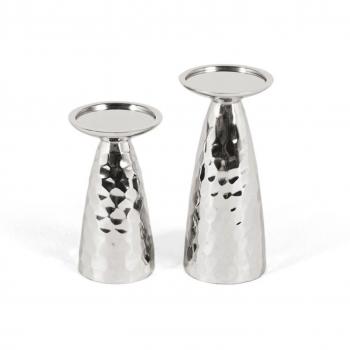 Set de Candelabros Alumbrados en Aluminio - 2 unidades