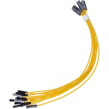 10pcs 20cm Female to Female Dupont Jumper Cables 24AWG