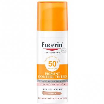 Eucerin Gel-Crème Teinté Solaire Pigment Control SPF 50+ Moyen