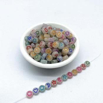 Acrylic Noctilucent Oval Beads - 100pcs